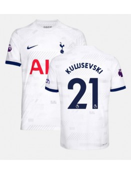 Moški Nogometna dresi replika Tottenham Hotspur Dejan Kulusevski #21 Domači 2023-24 Kratek rokav